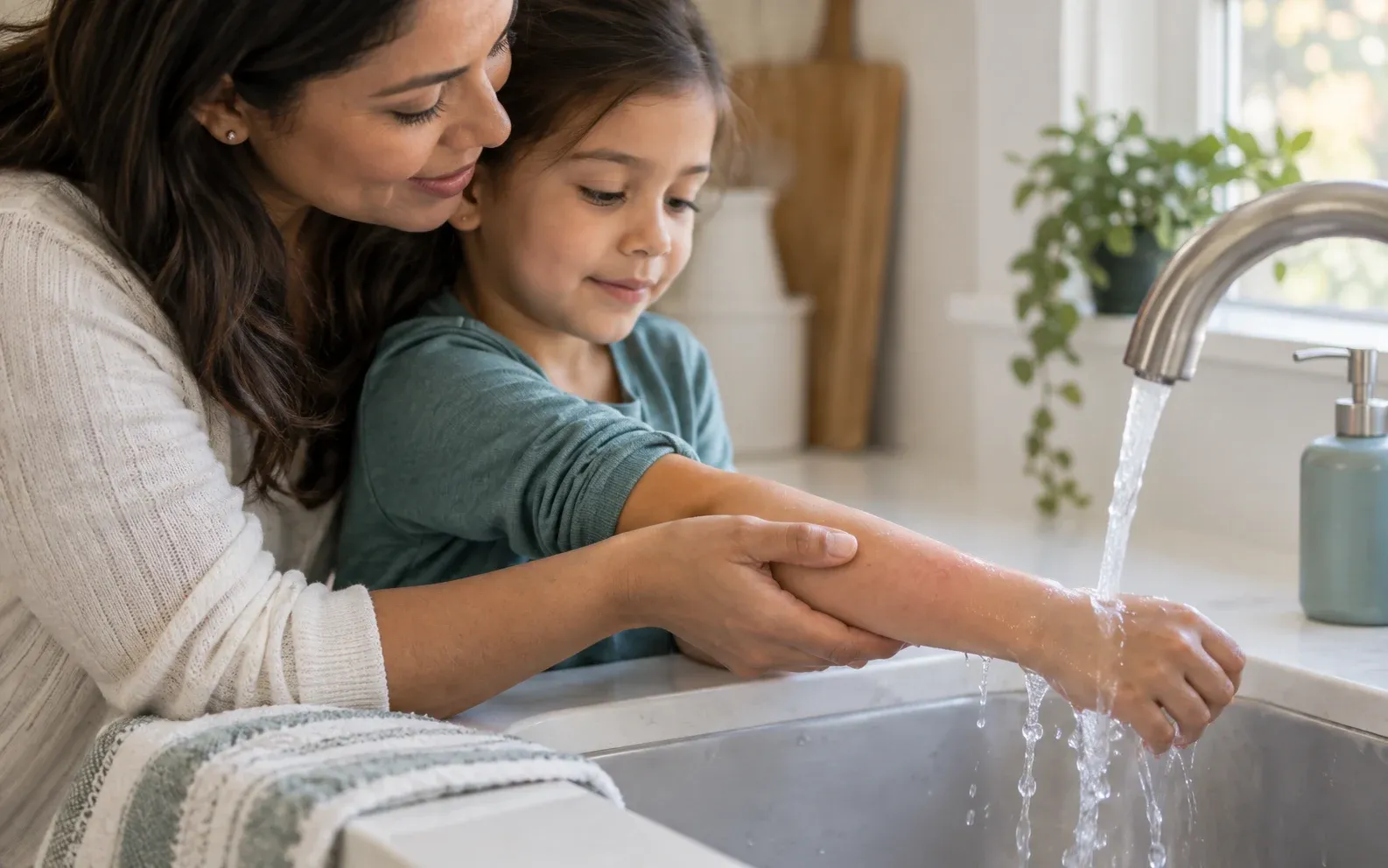 ¿Qué hacer ante una quemadura en casa?